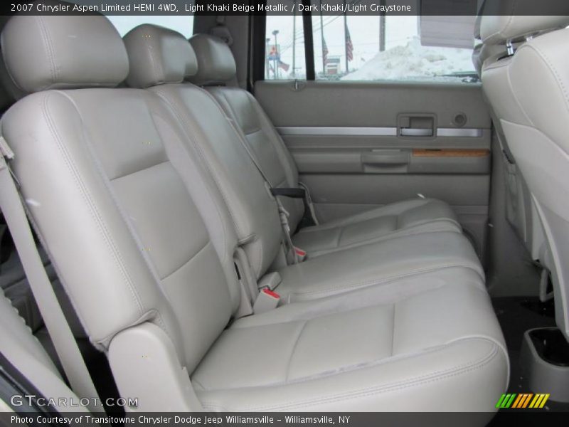 Light Khaki Beige Metallic / Dark Khaki/Light Graystone 2007 Chrysler Aspen Limited HEMI 4WD