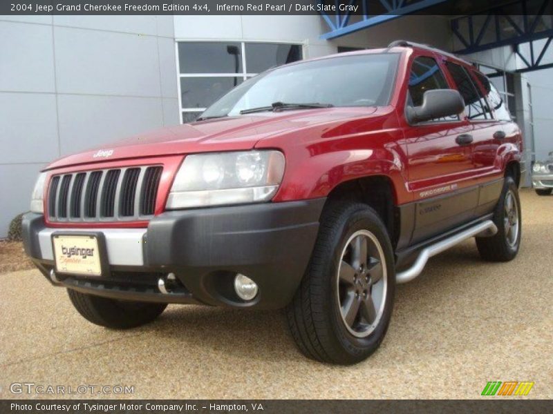 Inferno Red Pearl / Dark Slate Gray 2004 Jeep Grand Cherokee Freedom Edition 4x4