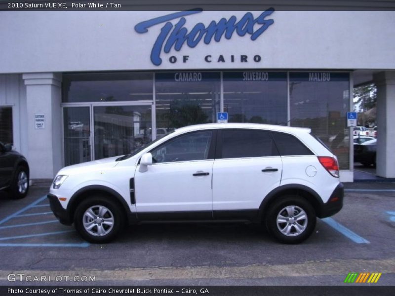 Polar White / Tan 2010 Saturn VUE XE