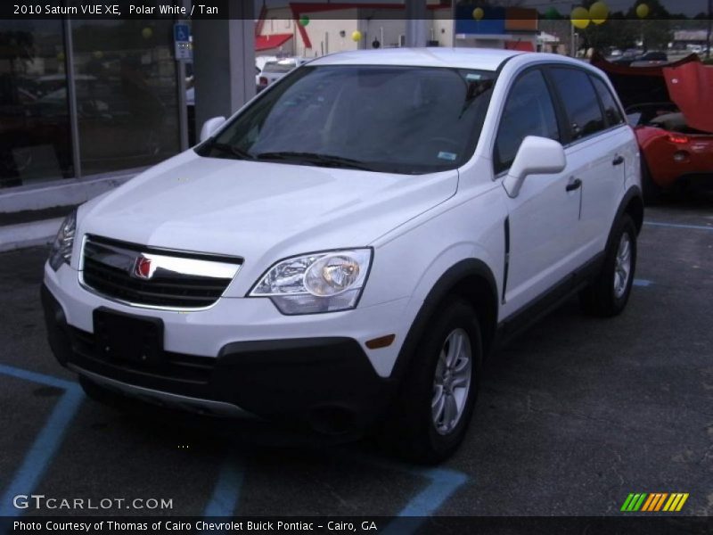 Polar White / Tan 2010 Saturn VUE XE