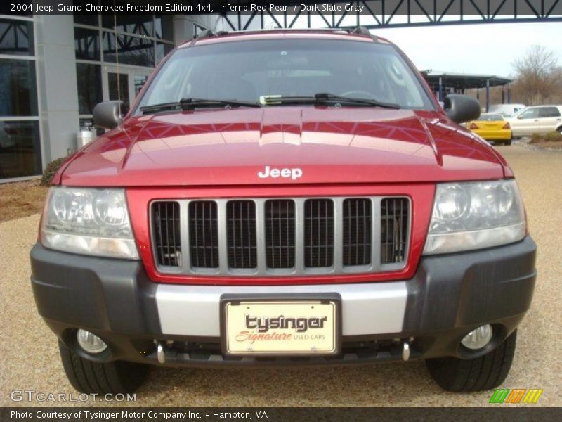 Inferno Red Pearl / Dark Slate Gray 2004 Jeep Grand Cherokee Freedom Edition 4x4