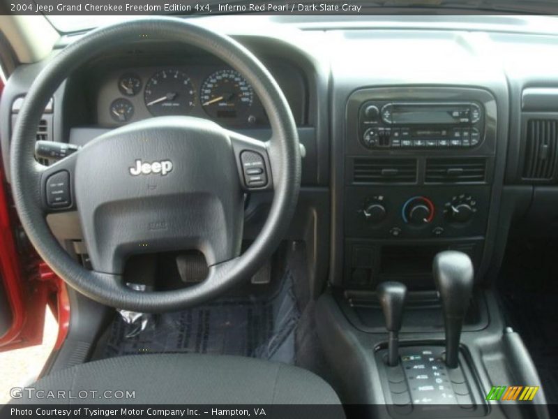 Inferno Red Pearl / Dark Slate Gray 2004 Jeep Grand Cherokee Freedom Edition 4x4