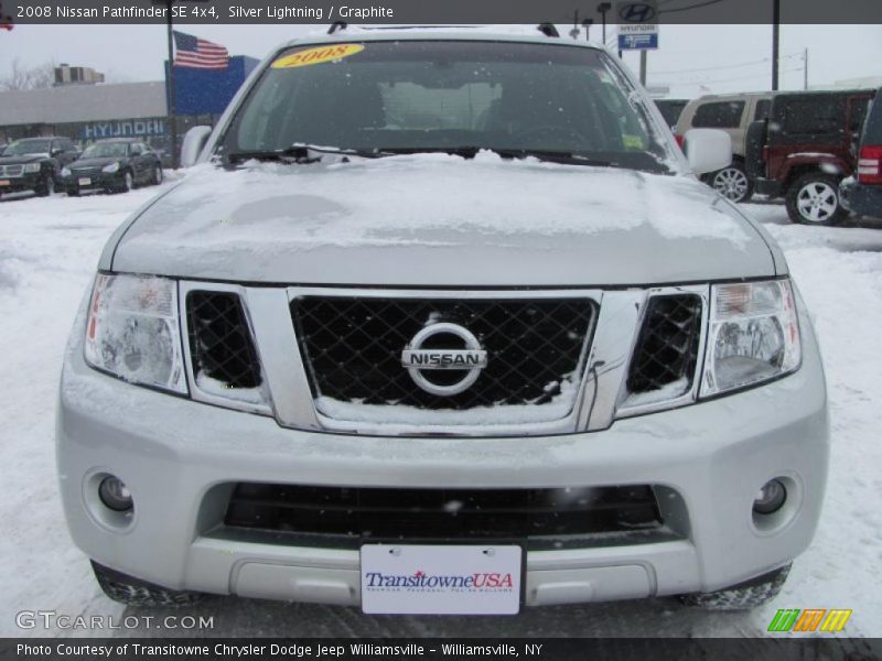 Silver Lightning / Graphite 2008 Nissan Pathfinder SE 4x4