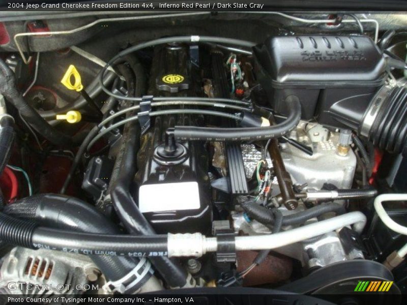  2004 Grand Cherokee Freedom Edition 4x4 Engine - 4.0 Liter OHV 12V Inline 6 Cylinder