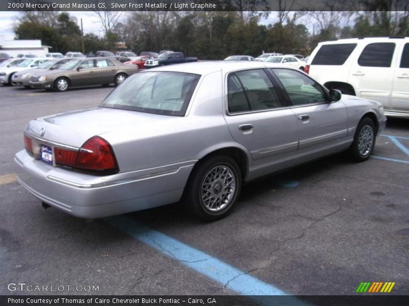 Silver Frost Metallic / Light Graphite 2000 Mercury Grand Marquis GS