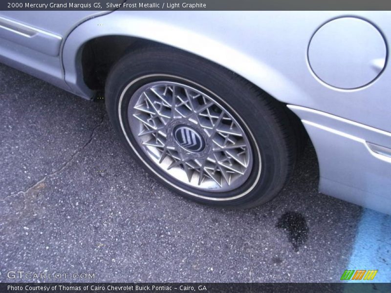 Silver Frost Metallic / Light Graphite 2000 Mercury Grand Marquis GS