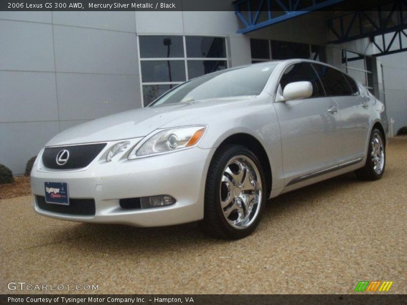 Mercury Silver Metallic / Black 2006 Lexus GS 300 AWD