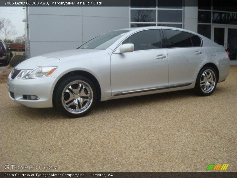 Mercury Silver Metallic / Black 2006 Lexus GS 300 AWD