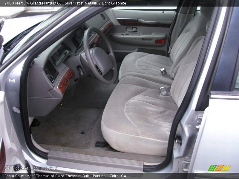 Silver Frost Metallic / Light Graphite 2000 Mercury Grand Marquis GS