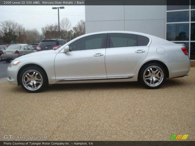 Mercury Silver Metallic / Black 2006 Lexus GS 300 AWD