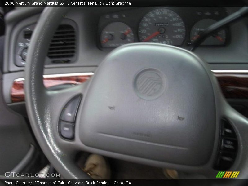 Silver Frost Metallic / Light Graphite 2000 Mercury Grand Marquis GS