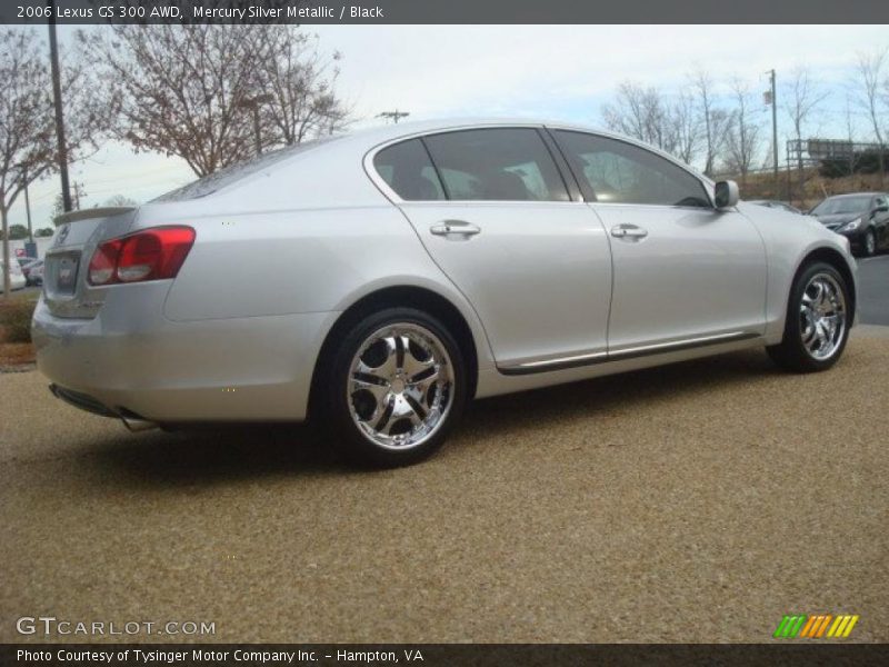 Mercury Silver Metallic / Black 2006 Lexus GS 300 AWD