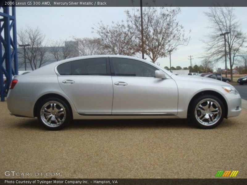 Mercury Silver Metallic / Black 2006 Lexus GS 300 AWD