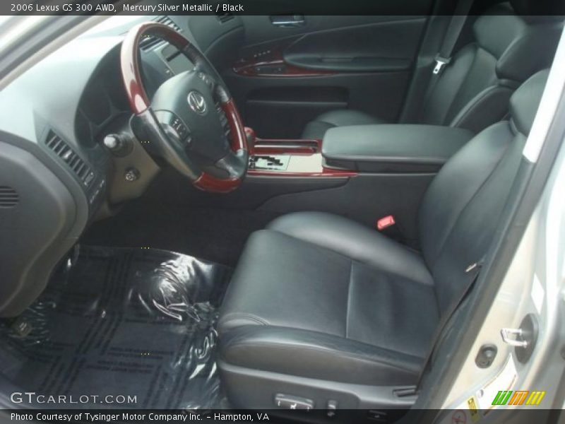 Mercury Silver Metallic / Black 2006 Lexus GS 300 AWD