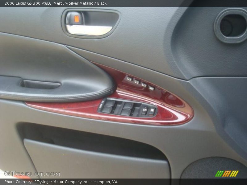 Mercury Silver Metallic / Black 2006 Lexus GS 300 AWD