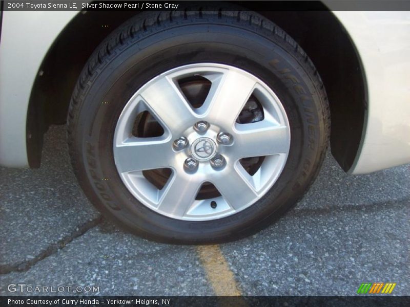 Silver Shadow Pearl / Stone Gray 2004 Toyota Sienna LE