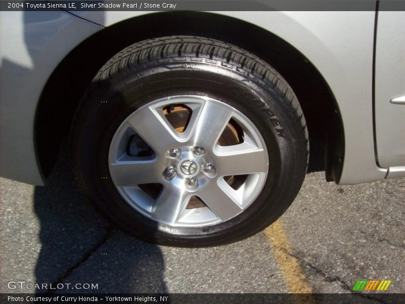 Silver Shadow Pearl / Stone Gray 2004 Toyota Sienna LE