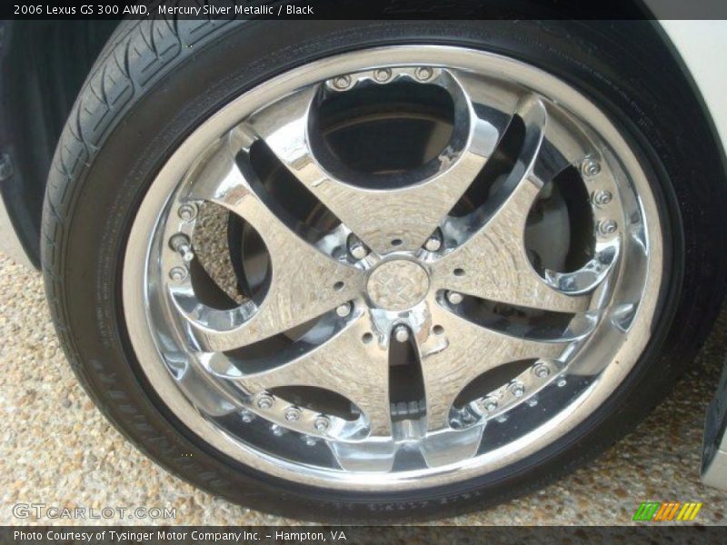 Mercury Silver Metallic / Black 2006 Lexus GS 300 AWD