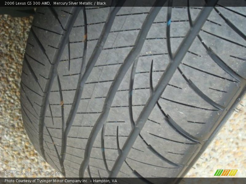 Mercury Silver Metallic / Black 2006 Lexus GS 300 AWD