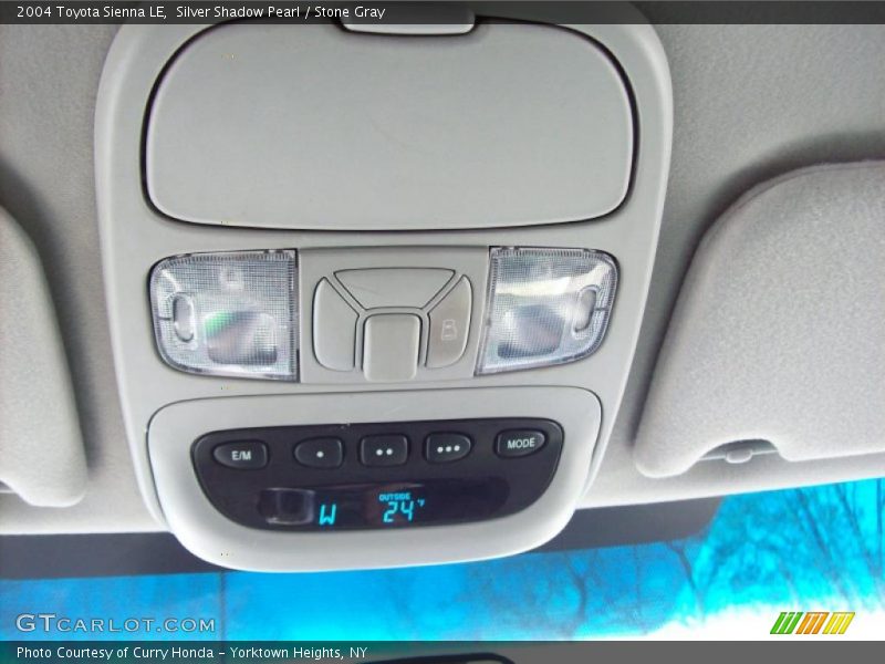Silver Shadow Pearl / Stone Gray 2004 Toyota Sienna LE