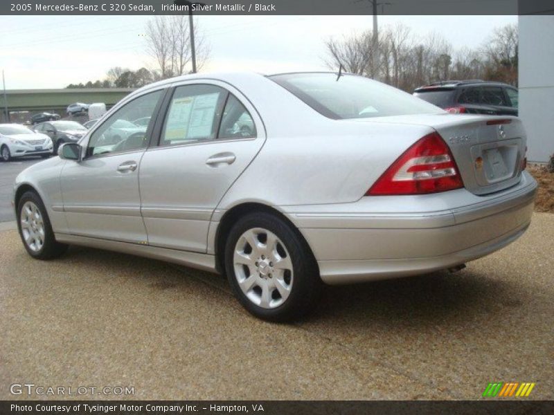 Iridium Silver Metallic / Black 2005 Mercedes-Benz C 320 Sedan