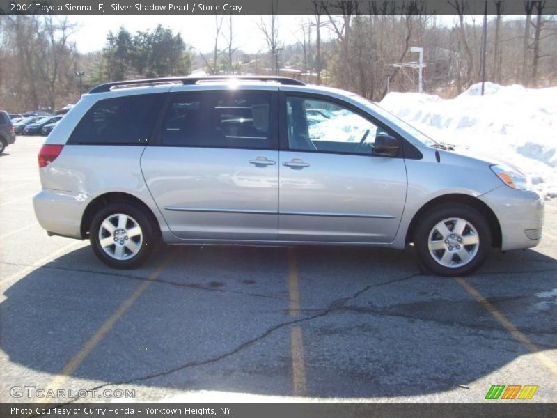 Silver Shadow Pearl / Stone Gray 2004 Toyota Sienna LE