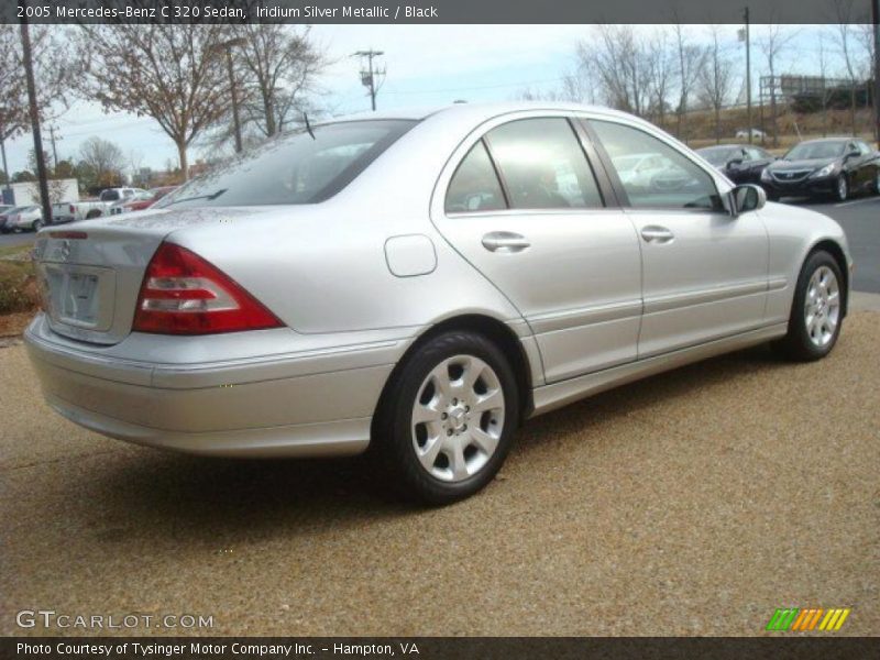 Iridium Silver Metallic / Black 2005 Mercedes-Benz C 320 Sedan
