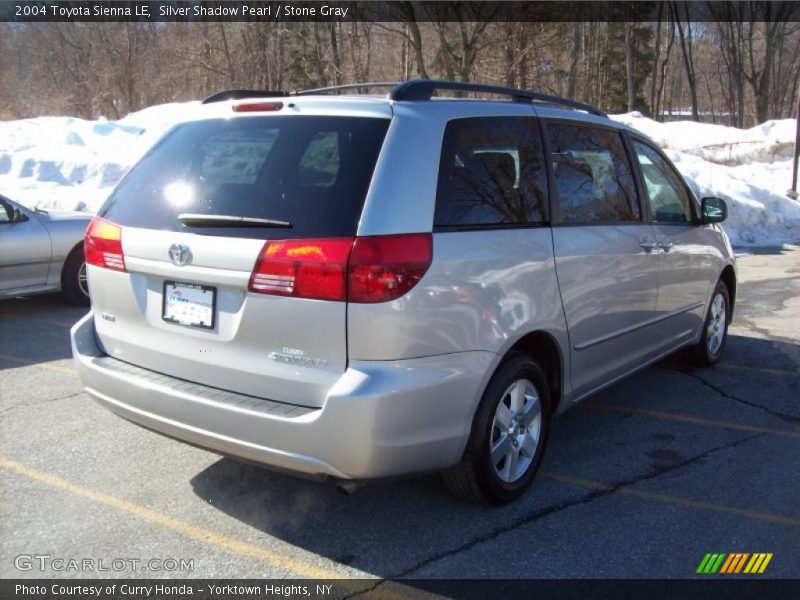 Silver Shadow Pearl / Stone Gray 2004 Toyota Sienna LE