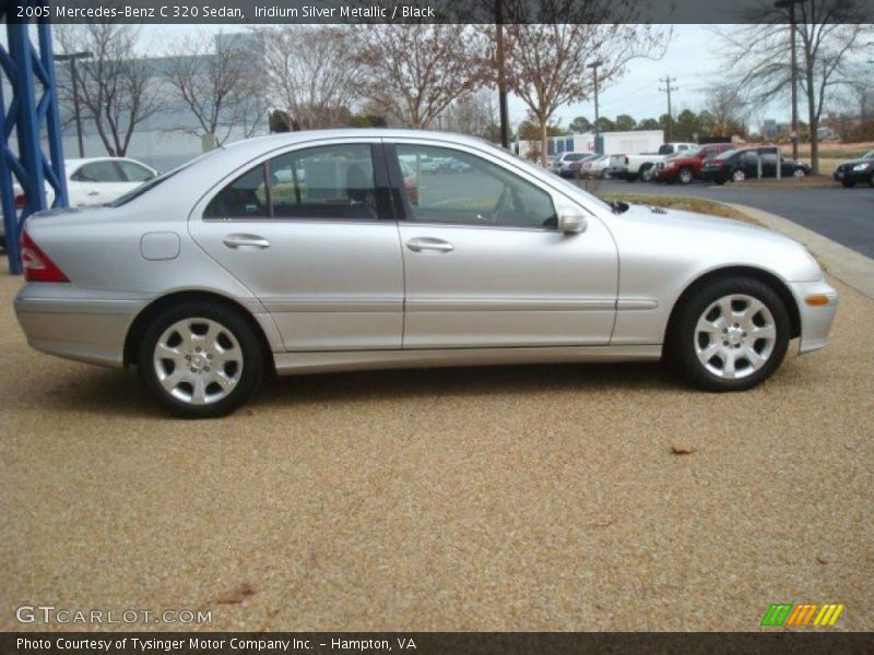 Iridium Silver Metallic / Black 2005 Mercedes-Benz C 320 Sedan