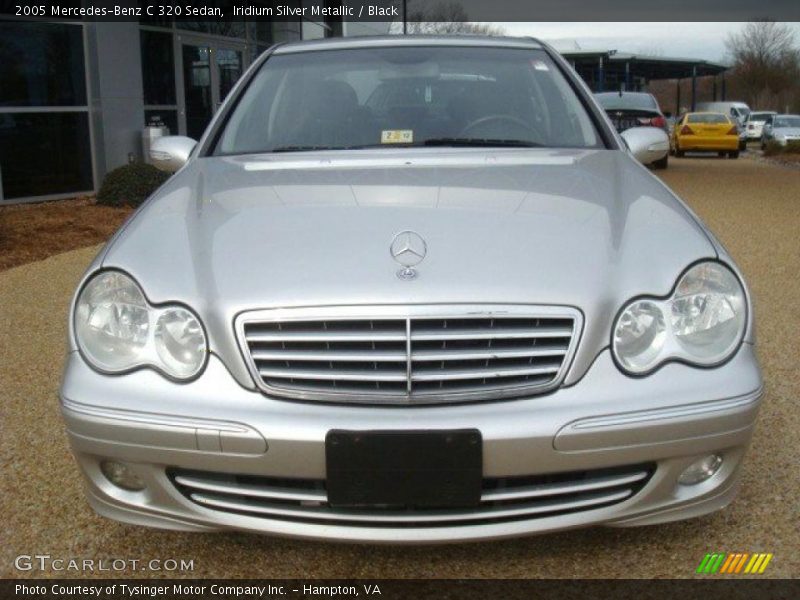 Iridium Silver Metallic / Black 2005 Mercedes-Benz C 320 Sedan