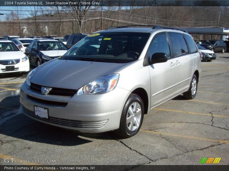 Silver Shadow Pearl / Stone Gray 2004 Toyota Sienna LE