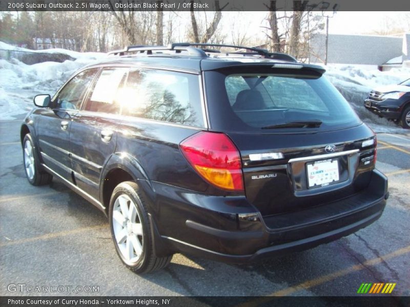 Obsidian Black Pearl / Off Black 2006 Subaru Outback 2.5i Wagon