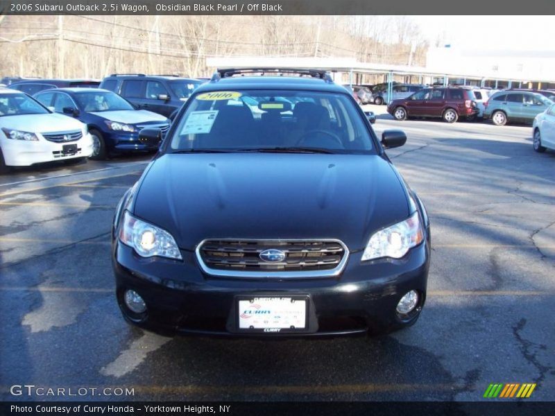 Obsidian Black Pearl / Off Black 2006 Subaru Outback 2.5i Wagon