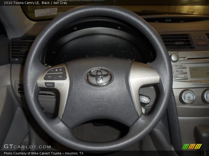 Black / Ash Gray 2010 Toyota Camry LE