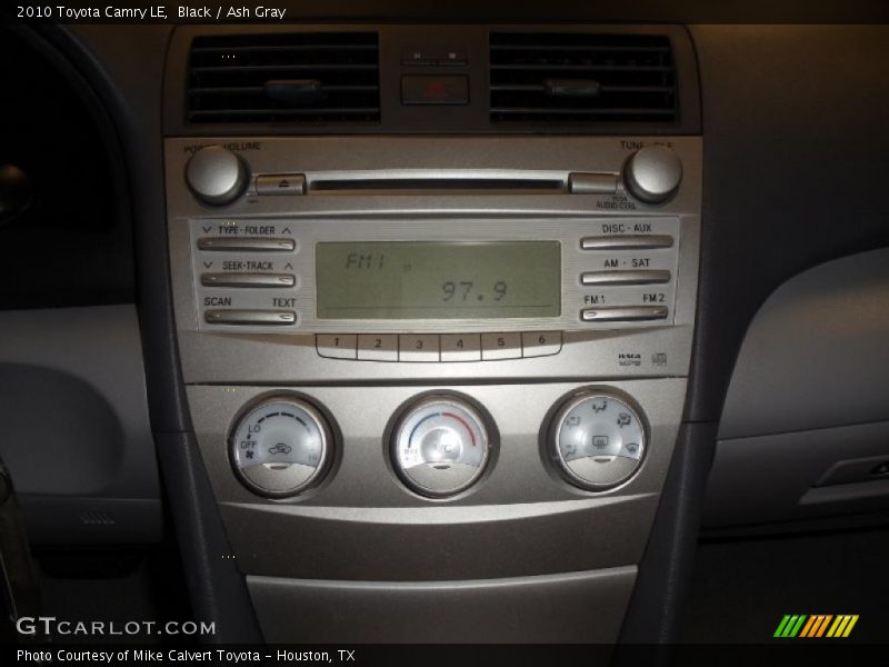 Black / Ash Gray 2010 Toyota Camry LE