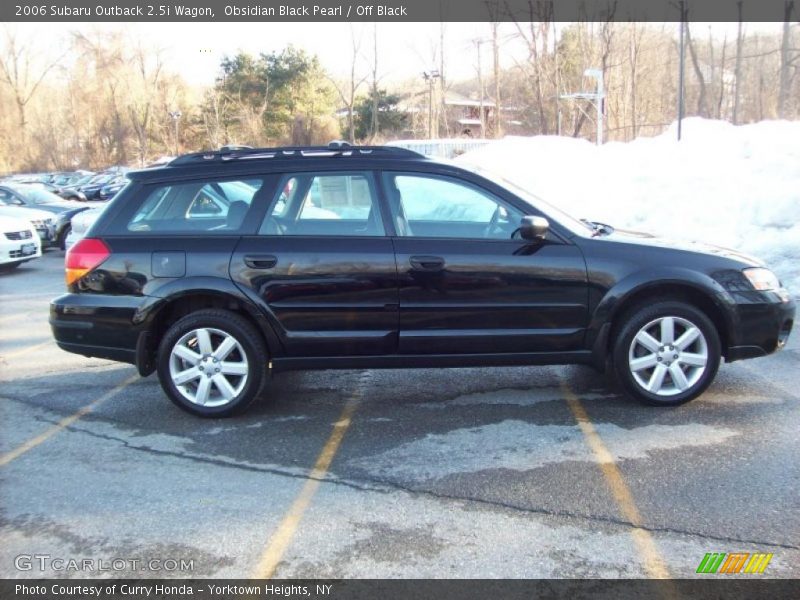 Obsidian Black Pearl / Off Black 2006 Subaru Outback 2.5i Wagon