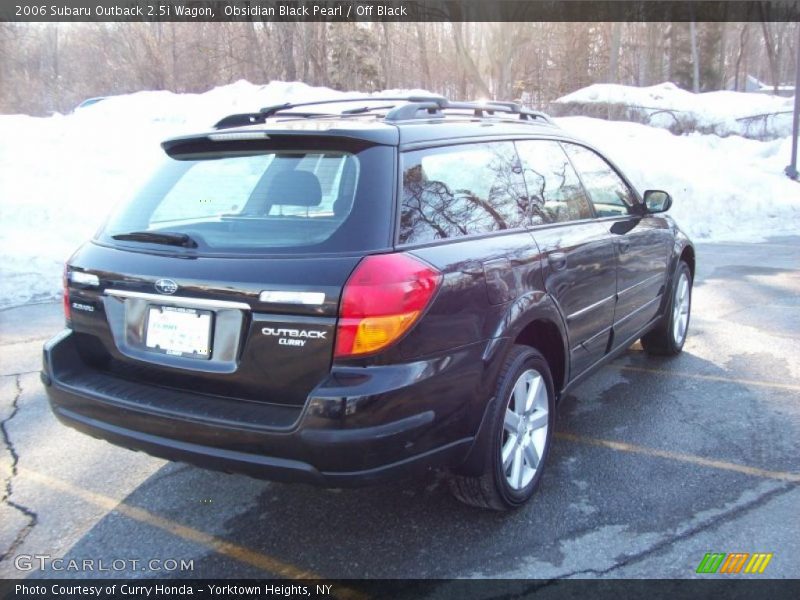 Obsidian Black Pearl / Off Black 2006 Subaru Outback 2.5i Wagon