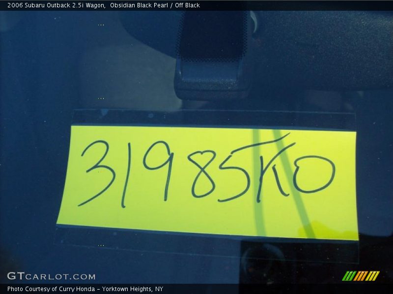 Obsidian Black Pearl / Off Black 2006 Subaru Outback 2.5i Wagon