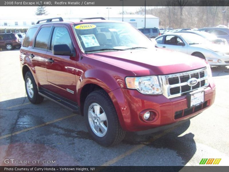 Redfire Metallic / Camel 2008 Ford Escape XLT 4WD