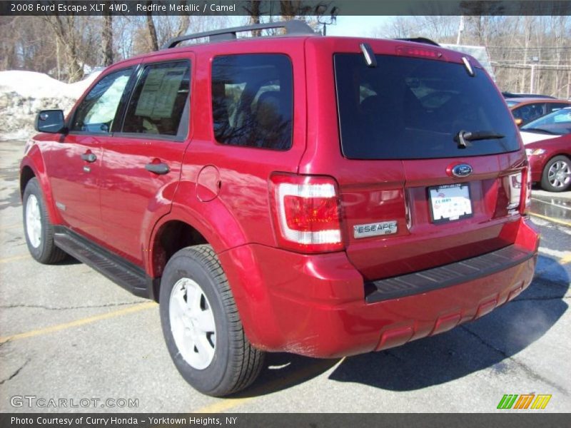 Redfire Metallic / Camel 2008 Ford Escape XLT 4WD