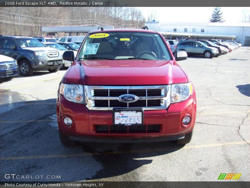 Redfire Metallic / Camel 2008 Ford Escape XLT 4WD