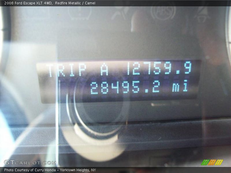 Redfire Metallic / Camel 2008 Ford Escape XLT 4WD