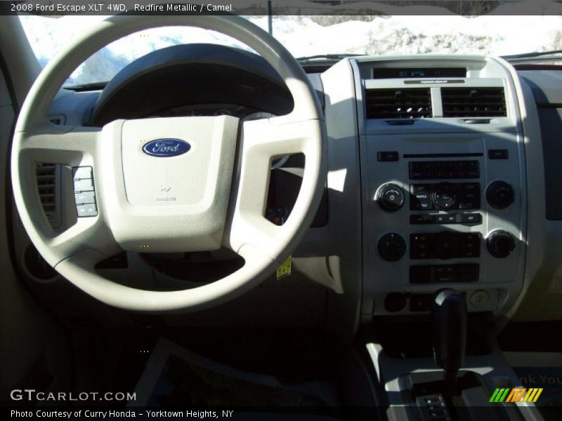 Redfire Metallic / Camel 2008 Ford Escape XLT 4WD
