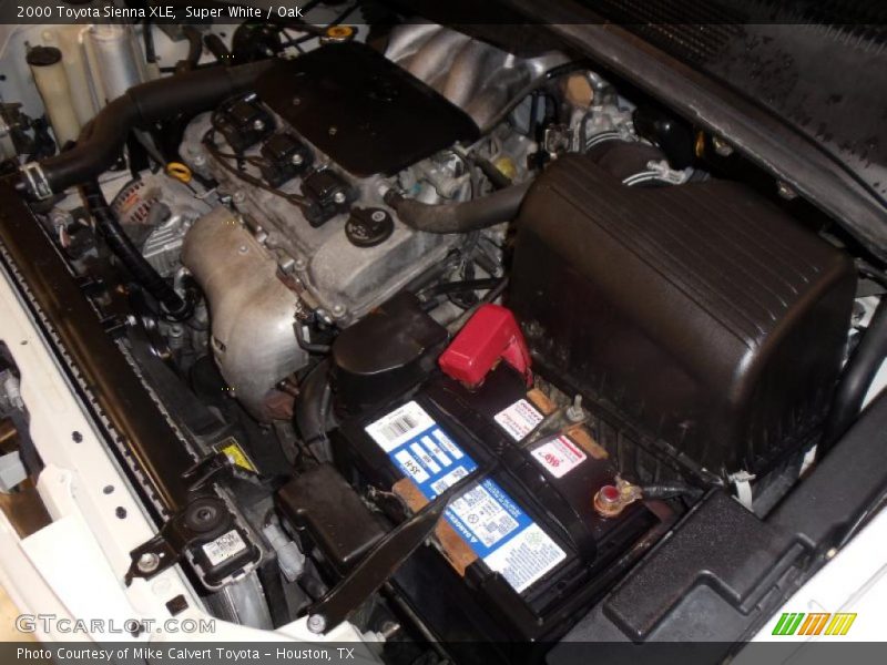 Super White / Oak 2000 Toyota Sienna XLE