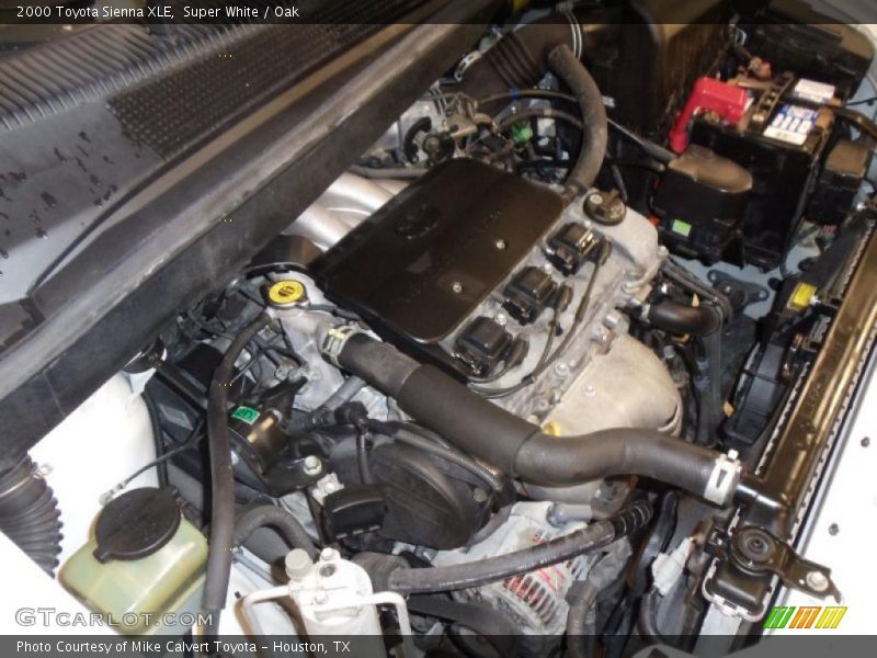 Super White / Oak 2000 Toyota Sienna XLE