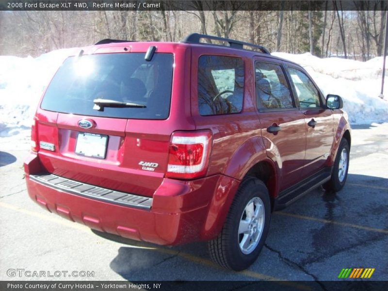 Redfire Metallic / Camel 2008 Ford Escape XLT 4WD