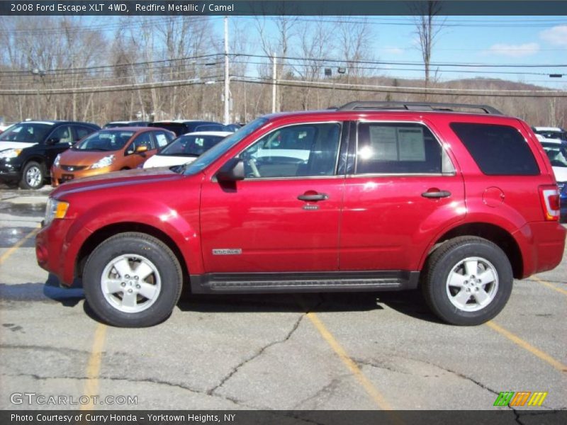 Redfire Metallic / Camel 2008 Ford Escape XLT 4WD