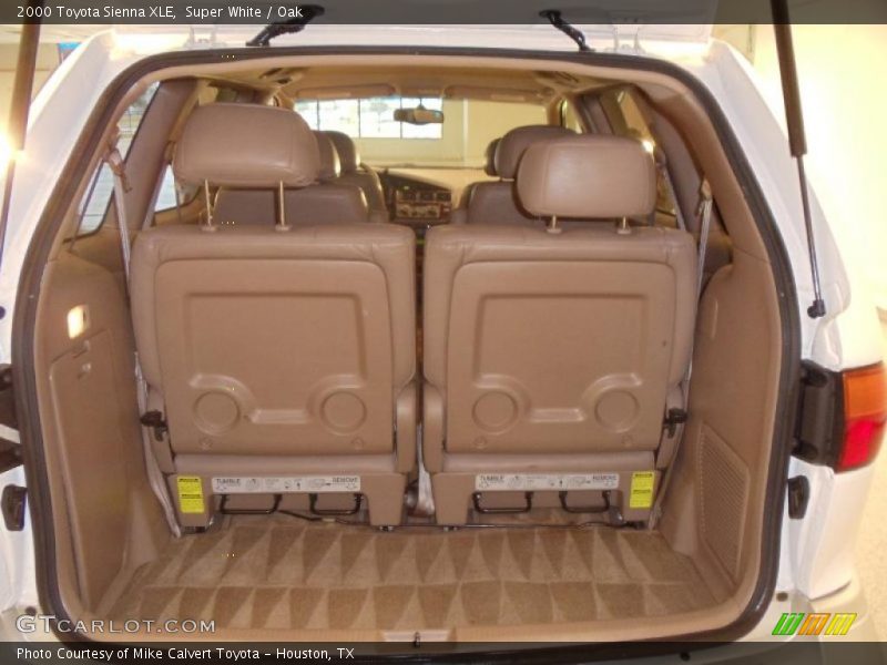 Super White / Oak 2000 Toyota Sienna XLE