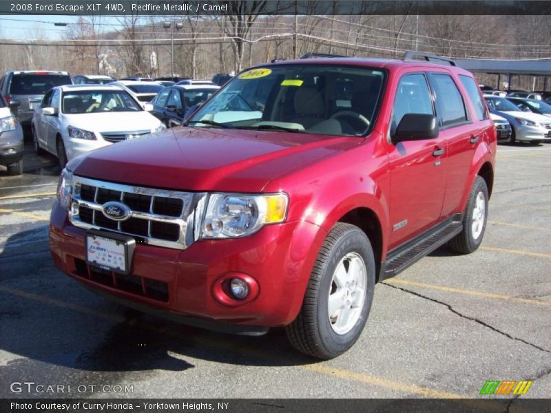 Redfire Metallic / Camel 2008 Ford Escape XLT 4WD
