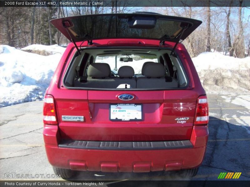 Redfire Metallic / Camel 2008 Ford Escape XLT 4WD